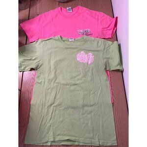 Bundle of 2 Women’s Girlie Girl Originals T-Shirts Cheerleading size Small